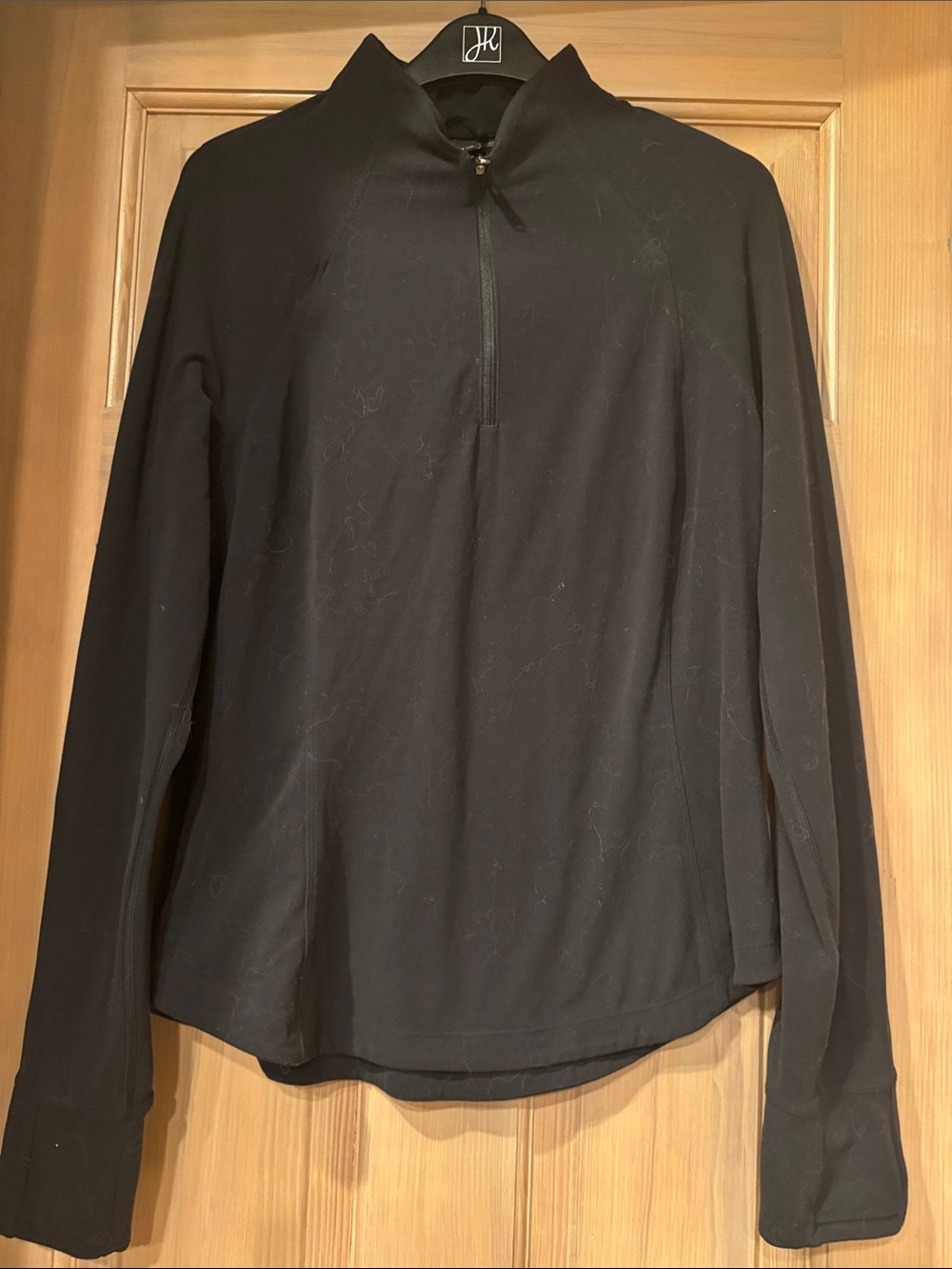 Athleta Black Quarter-Zip Pullover